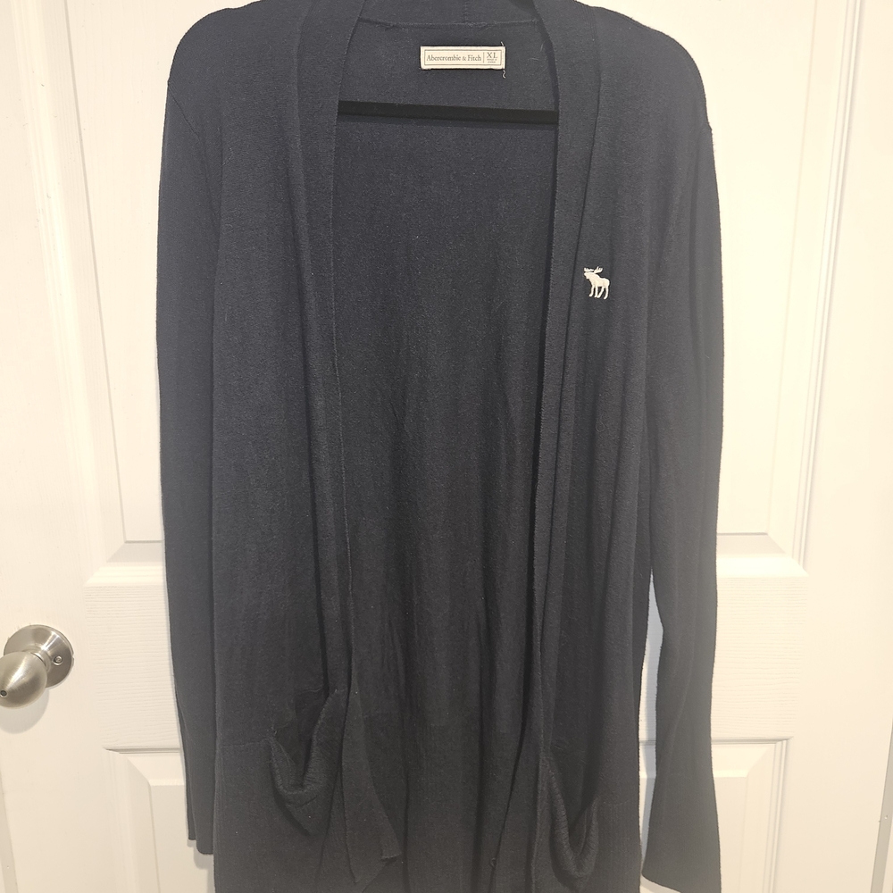 Abercrombie & Fitch Navy Sweater Cardigan